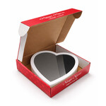 Sevgiliye Fotoğraflı Ve Işıklı Kalp Sihirli Ayna (Kurulu)