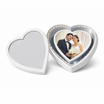 Sevgiliye Fotoğraflı Ve Işıklı Kalp Sihirli Ayna (Kurulu)