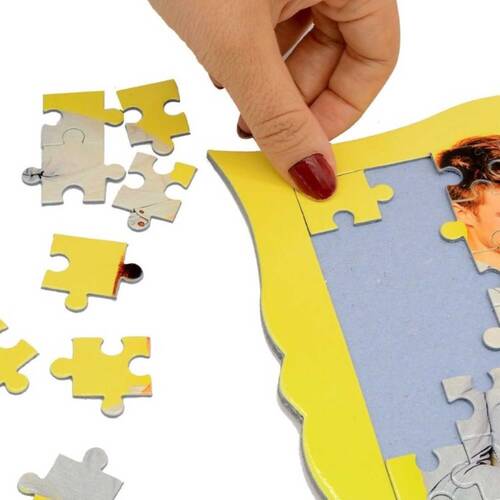 Kişiye Özel Fotoğraflı Dekoratif Puzzle (63 Parça)