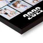 40x60 Ebat Kişiye Özel  Yıl Tasarımlı Aile İsimli Kanvas Tablo