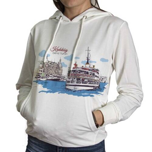 XS Beden Kişiye Özel İsimli İstanbul Kadıköy Tasarımlı Sweatshirt