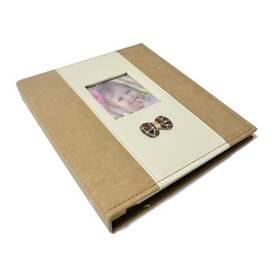 200'Lük 10X15 Kahve Rengi Yapışkanlı Fotoğraf Albümü