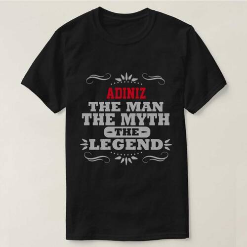 L Beden Kişiye Özel The Man The Myth The Legent T-Shirt