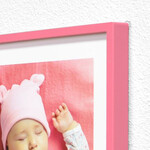 Sök Tak Kare Çerçeve Pembe 20X20