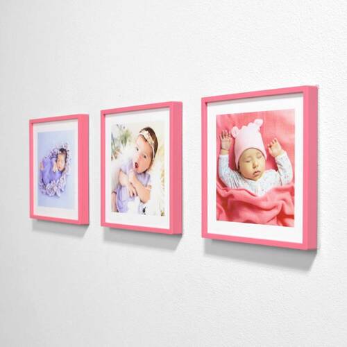 Sök Tak Kare Çerçeve Pembe 20X20