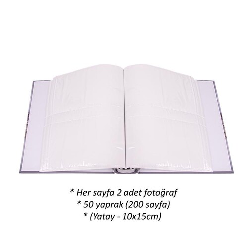 200'Lük Kutulu 10X15cm Fotoğraf Albümü - B