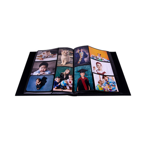 500'Lük Deri Siyah Fotoğraf Albümü 10X15 - 46500