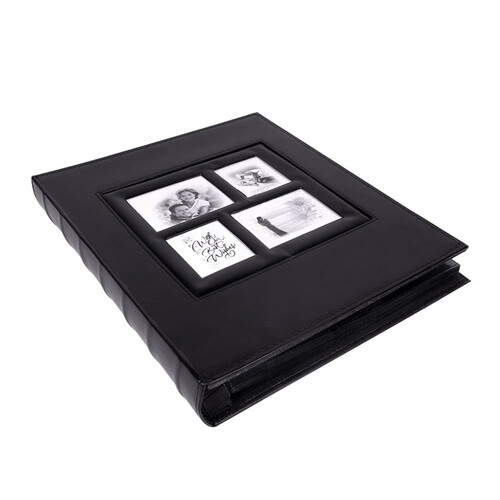 500'Lük Deri Siyah Fotoğraf Albümü 10X15 - 46500