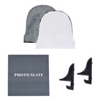 Kişiye Özel Fotoğraflı Oval Doğal Taş Çerçeve - 30X30cm