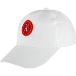 5 Adet Toptan Logo Baskılı Siperli Şapka - Beyaz