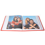 100 Lük 10X15 Pencereli Deri Fotoğraf Albümü - Açık Krem