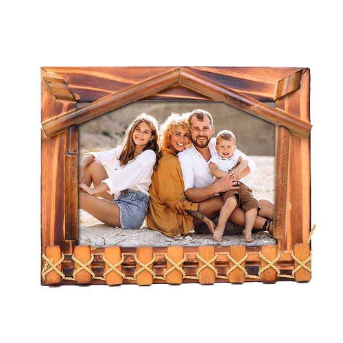 Kişiye Özel Fotoğraflı Bambu Fotoğraf Çerçevesi - 10X15