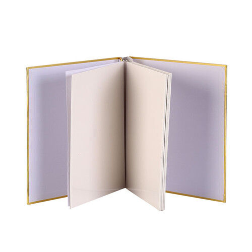 Yapışkanlı Manyetik Fotoğraf Albüm 24X27cm - Altın Sarısı