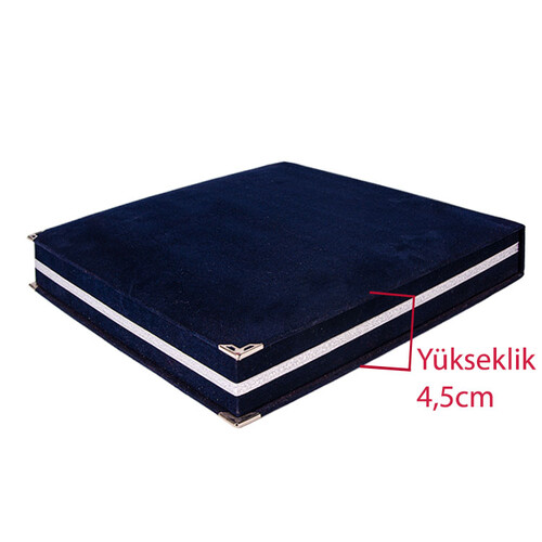Tabak Plaket Kutusu - 27X27cm Kırmızı