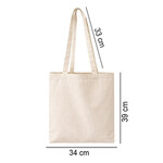 Firmaya Özel Logo Baskılı Aviva Keten Bez Çanta