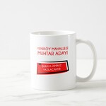 Muhtar Adaylarına Özel İsimli Kupa Bardak