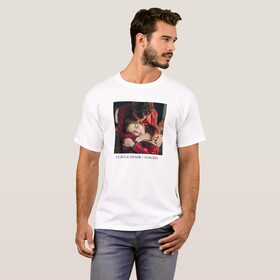 Fotoğraflı İsimli Ve Tarihli Beyaz Tshirt