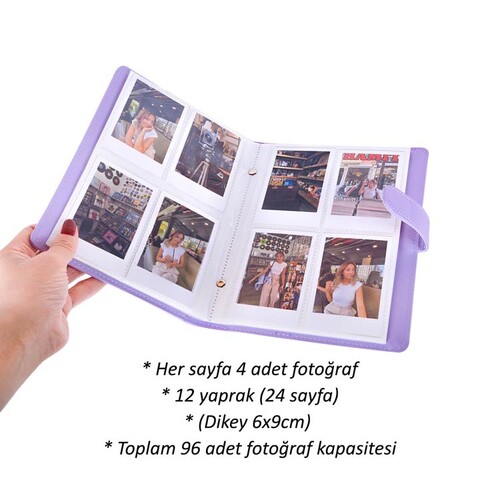 Deri Instax Mini Fotoğraf Albümü