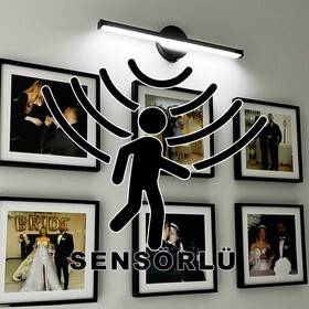 Hareket Sensörlü Pilli Aplik Lamba