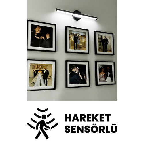 Hareket Sensörlü Pilli Aplik Lamba