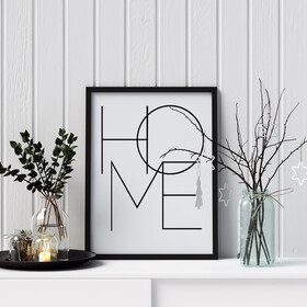 Home 20X30 Siyah Çerçeve