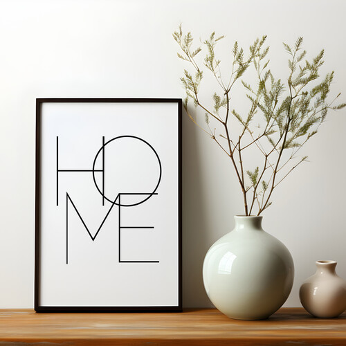 Home 20X30 Siyah Çerçeve