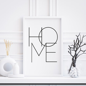 Home 20X30 Beyaz Çerçeve