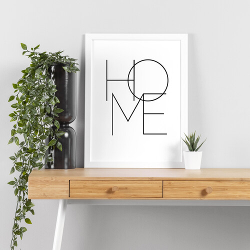 Home 20X30 Beyaz Çerçeve