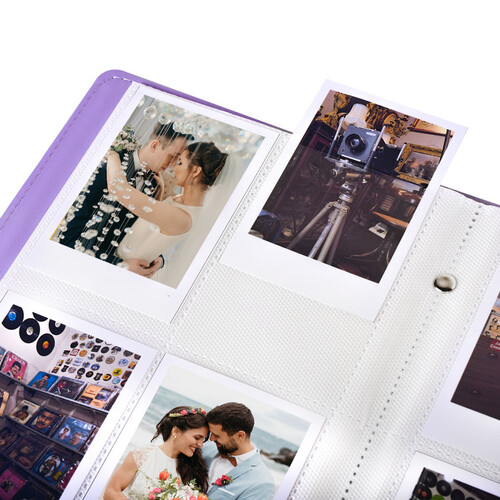 Deri Instax Polakart Fotoğraf Albümü