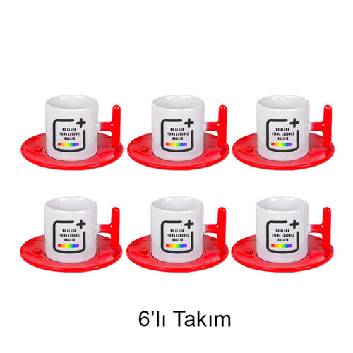 Firmaya Özel Toptan T Kuplu Türk Kahvesi Fincan