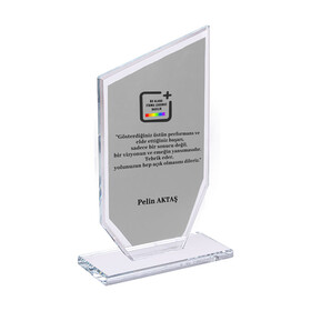 Şeffaf Kristal Plaket
