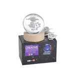 3D Led Işıklı I Love You Kristal Cam Küre Gece Lambası