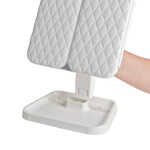 Led Işıklı Katlanabilir Şarjlı Makyaj Aynası - Beyaz