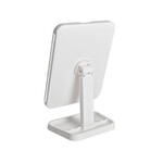 Led Işıklı Katlanabilir Şarjlı Makyaj Aynası - Beyaz