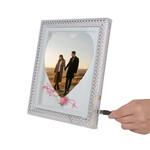Kalpli Led Işıklı Kristal Fotoğraf Çerçeve
