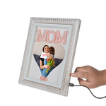 Led Işıklı Mom Kristal Fotoğraf Çerçevesi