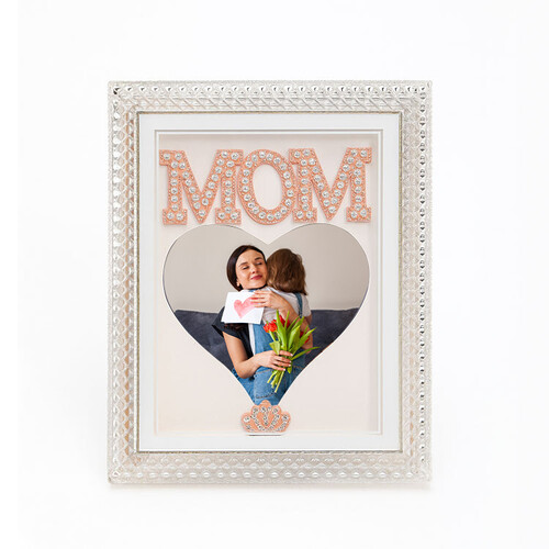 Led Işıklı Mom Kristal Fotoğraf Çerçevesi