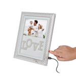 İnci Taşlı Love Kristal Fotoğraf Çerçeve