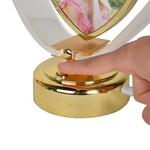 Ledli Aşk Çemberi Fotoğraflı Abajur