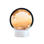 Işıklı Dekoratif Sulu Yuvarlak Kum Saati