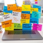 Yapışkansız Yapışan Statik Not Kağıdı