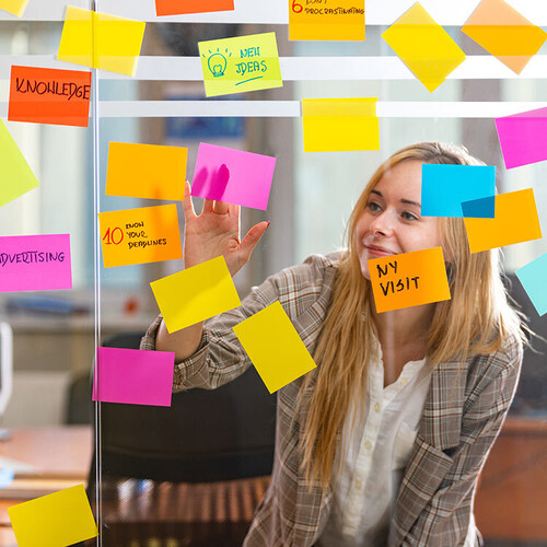 Yapışkansız Yapışan Statik Not Kağıdı