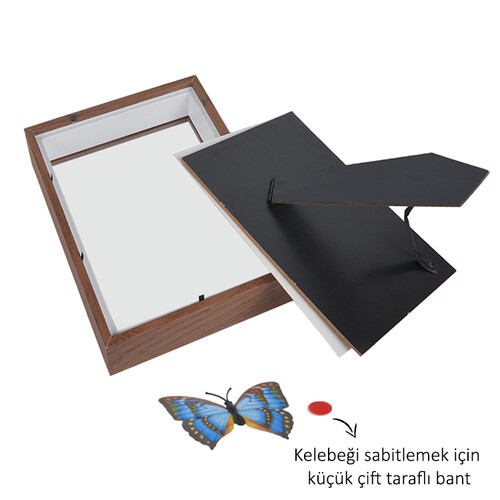 Ahşap Kahverengi Derin Çerçeve Kutu