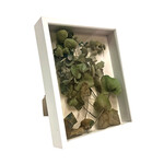 Ahşap Beyaz Derin Çerçeve Kutu