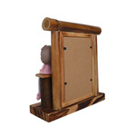 Bambu Kız Ve Erkek Biblo Fotoğraf Çerçevesi