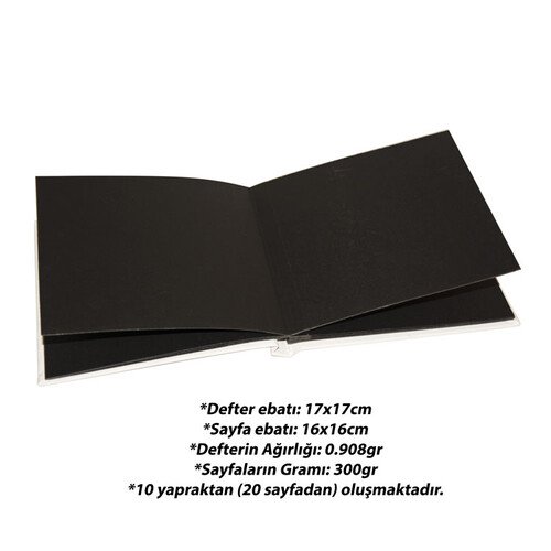 Polabook® Beyaz Mini Anı Defteri