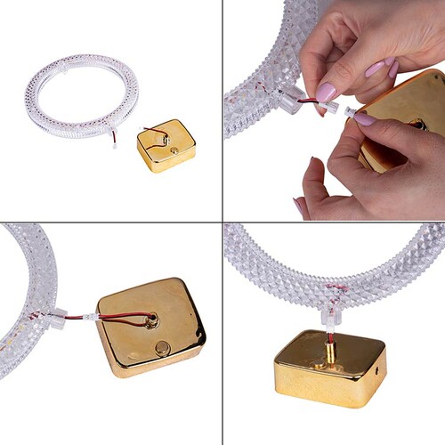 Led Işıklı Kristal Çember Fotoğraf Çerçevesi