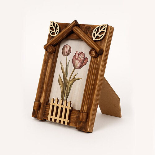 Bambu Dekoratif Fotoğraf Çerçevesi