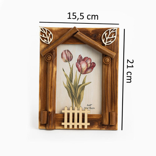 Bambu Dekoratif Fotoğraf Çerçevesi