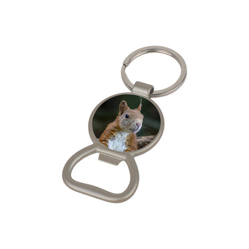 Kişiye Özel Tek Taraflı Mat Metal Açacaklı Anahtarlık